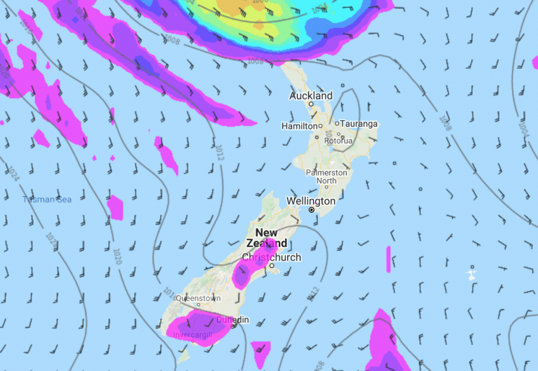 Monday’s weather outlook WeatherWatch New Zealand's Weather Data