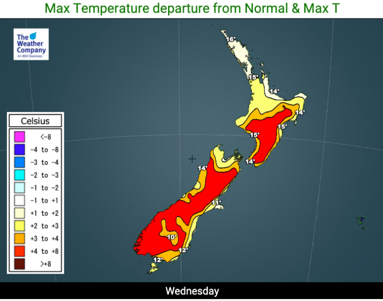 So much for the depths of winter! Subtropical winds push temperatures