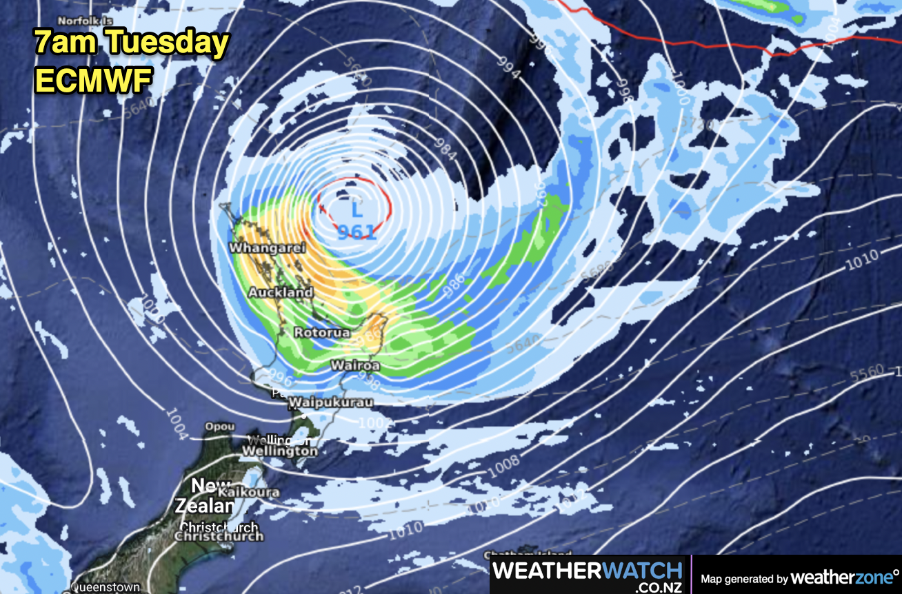 Is it possible the worst of the cyclone could ever miss NZ? Here's what  forecasters look for (+3 Maps) | WeatherWatch - New Zealand's Weather Data  & Alerts Authority