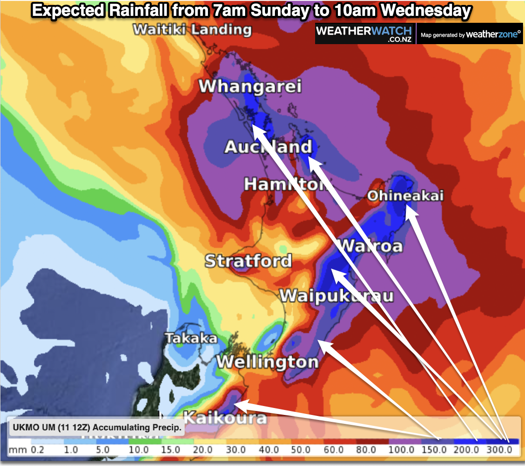 Latest Gabrielle approaches NZ (+25 Maps) WeatherWatch New Zealand